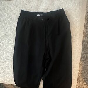 Zara Black Casual Joggers